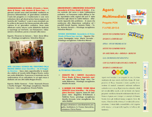 BROCHURE CONVEGNO AGORA' MULTIMEDIALE 1