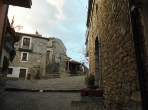 angolo del centro storico in pietra