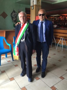 Michele Lofrano accanto al Sindaco di Trebisacce Avv. Franco Mundo