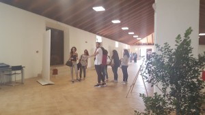 Alcuni dei partecipanti al casting nel Granaio di Roseto