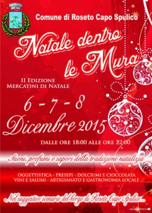 Manifesto Natale Dentro le Mura - Roseto C.S.