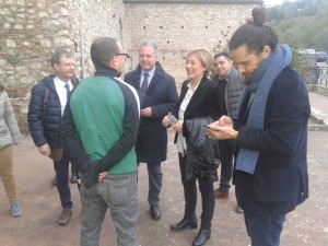 L'arrivo dell'assessore Rizzo